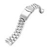 20mm Metal Watch Band Stainless Steel End Mill Bracelet V Clasp for Seiko SUMO SBDC057 SBDC031, SBDC033, SBDC049, Etc.