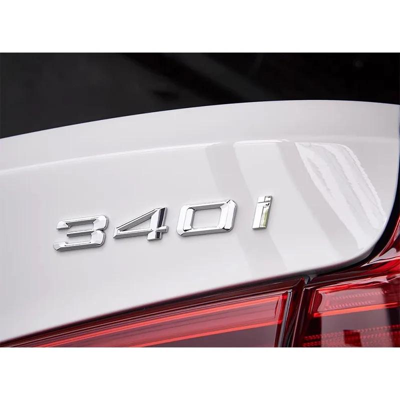 new font number 316i 318d 320i 325i letters 328d 330i 340i 350i Badge ABS for 3 Series E90 E46 F30 car rear enclosure sticker