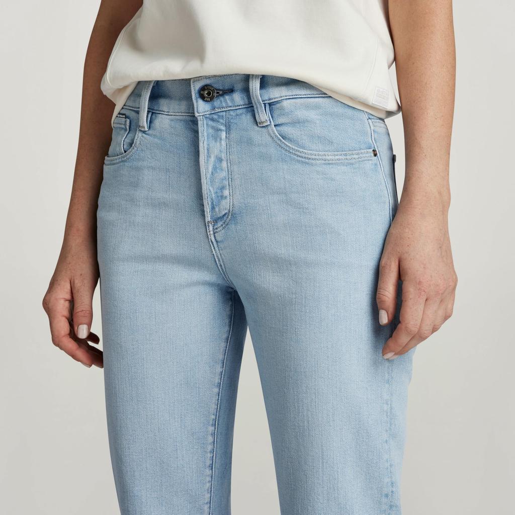 G-Star RAW Women's Strace Straight Cropped Jeans blue D24766-D549-G676-W25/L30