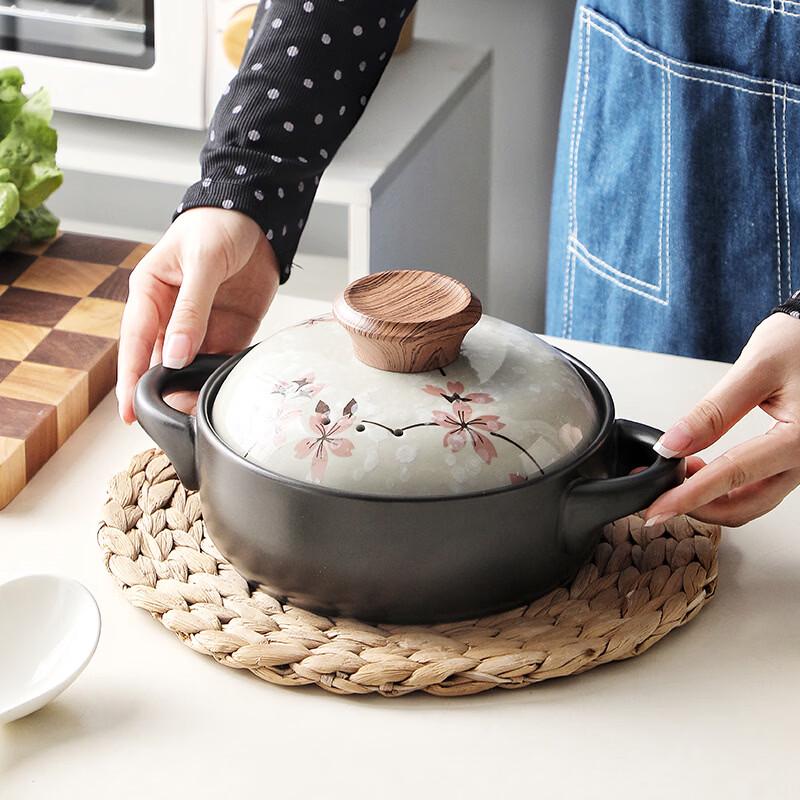 Wutuo Sakura Ceramic Claypot for Claypot Rice
