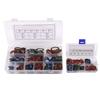 100/ 245pcs Washer Seal Assorted Sealing Gasket Set Silicone Rubber O-Ring Assortment Kits M6 M8 M10 M12-M30