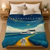 Interstellar Movie Throw 240g flannel blanket, suitable for sofas, beds, offices,  exquisite gift blankets