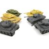 1/72 Собранная модель Танк Немецкий Тип Тигр Ремонтный Пантера M1A2 Меркава Леопард 2A5 Танк 6 Моделей