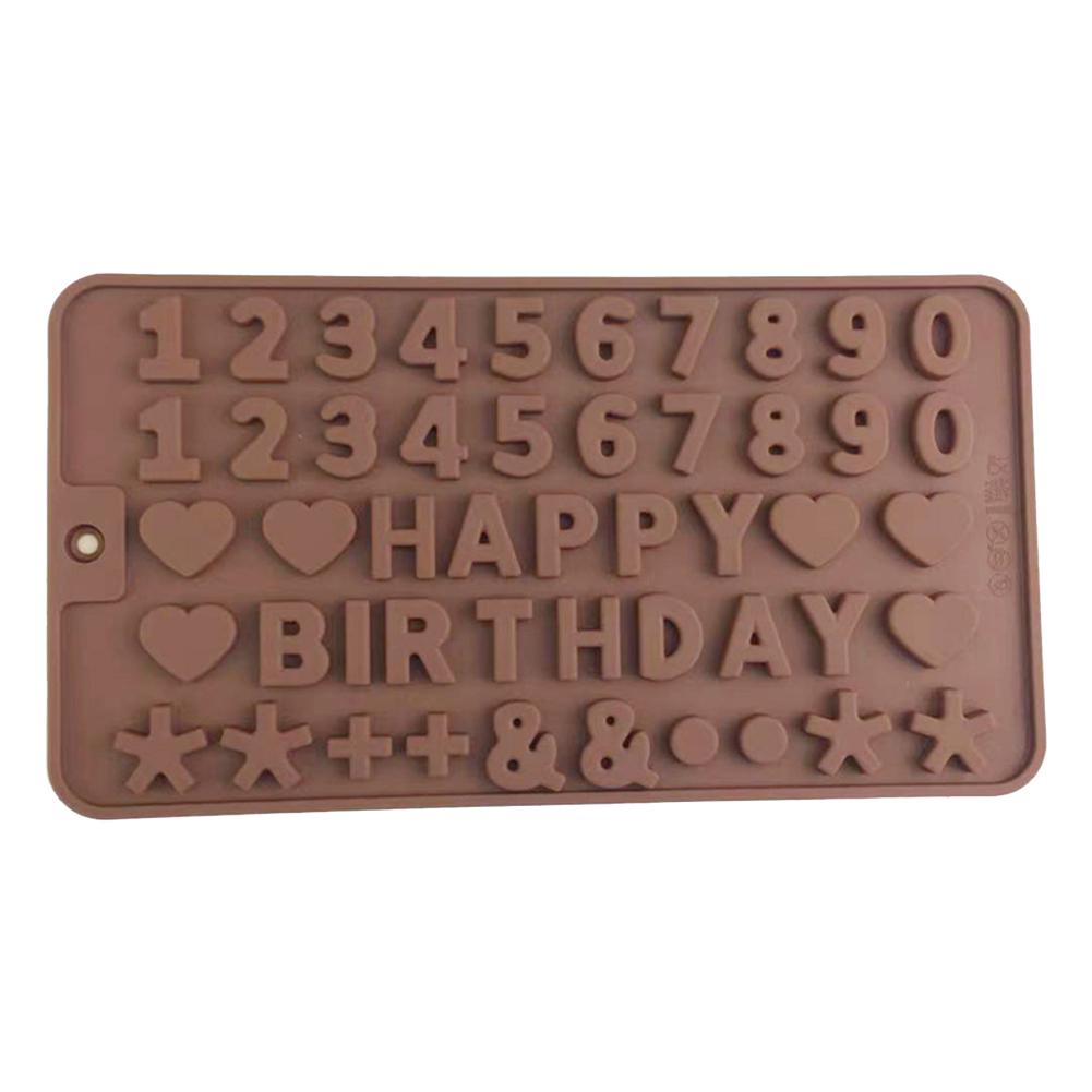 Силиконовая форма для шоколада с буквами и цифрами, алфавит, печенье, конфеты, форма для выпечки, противень, инструмент для украшения торта, кухонные принадлежности