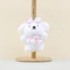 Dog Bowknot Plush Keychain Toy Pendant Stuffed Doll Cartoon Bag Decorations