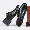 Men Height Increasing Leather Shoes Genuine Leather Brogue 6CM Height Increase Formal Dress Shoe Business Office Designer Shoes
