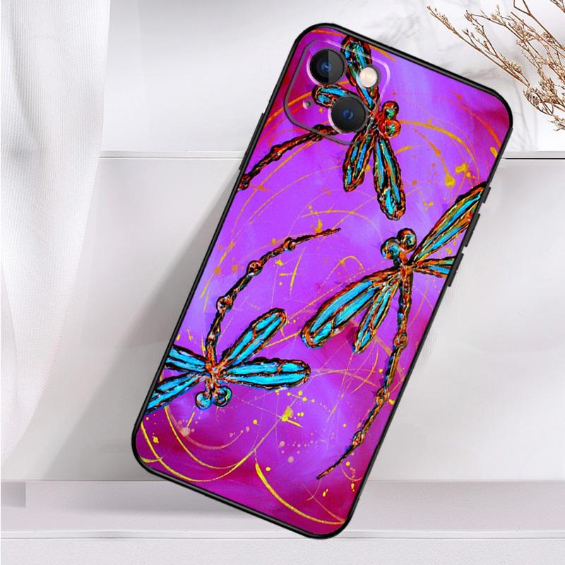 Чехол для телефона Dragonfly для iPhone 16 15 14 13 12 11 Pro Max Mini X XR XS Max 7 8 Plus задняя крышка