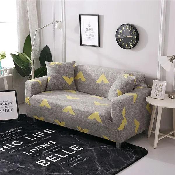 Эластичный чехол для дивана с геометрическим рисунком для гостиной, современный секционный угловой чехол для дивана, чехол для дивана, защита для стула 1/2/3/4 местный