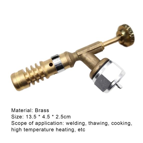 Переключатель контроля пламени MAPP, газовая сварочная горелка, стабильные сварочные инструменты, самовоспламеняющаяся газовая горелка с резьбовым отверстием для высокотемпературного нагрева