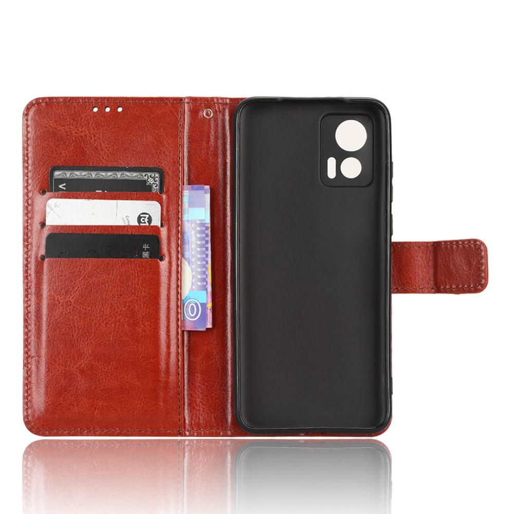 Роскошный кожаный флип-кошелек с отделениями для карт, подставка, магнитная пряжка, противоударный защитный чехол для Motorola Moto G7 E6 G8 G9 G50 G32 G62