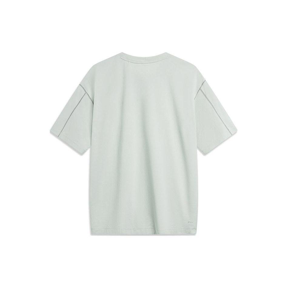 Футболка с коротким рукавом и круглым вырезом Li Ning CF, мужские футболки ATSU609-3