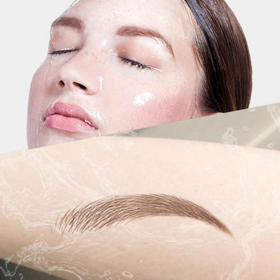 Карандаш для бровей 2,5 г, 4 микро-вилки, аппликатор, водонепроницаемый, натуральный, долговечный, устойчивый к размазыванию, жидкая ручка для микроблейдинга для бровей, контурная ручка для женщин и девочек