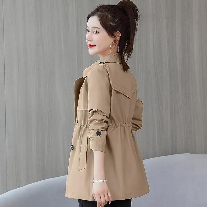 Осенняя женская куртка с длинным рукавом, тонкие пальто, повседневная ветровка, женские куртки, тонкое модное базовое пальто, верхняя одежда