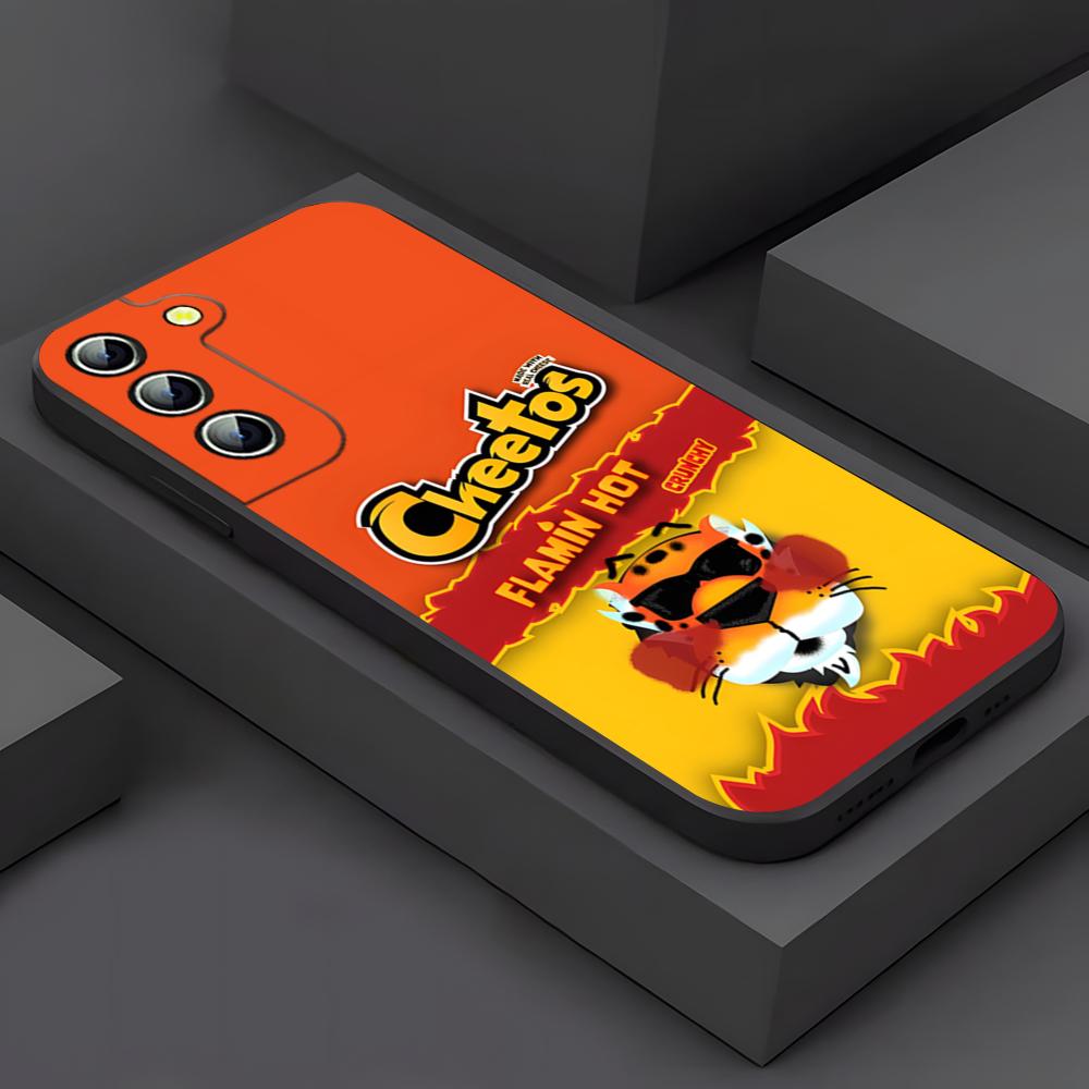 Чехол для телефона Cheetos (снек) для Samsung S23 Ultra S24 S22 S20 Fe S21 Plus Galaxy A54 A34 A16 A53 A13 Задняя крышка