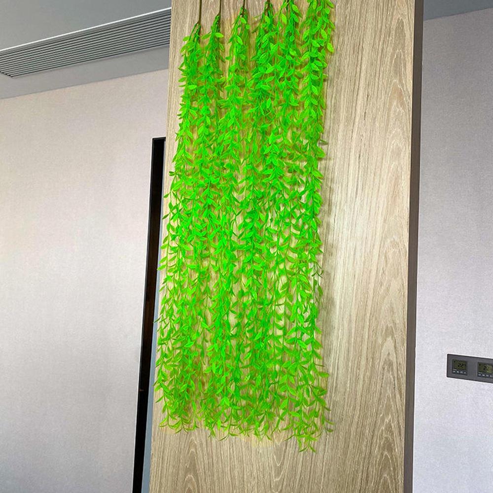 1 шт. Искусственное растение плющ красный зеленый ивовый плющ украшение для дома садовый лист лоза вечеринка подвесное украшение искусственный цветок