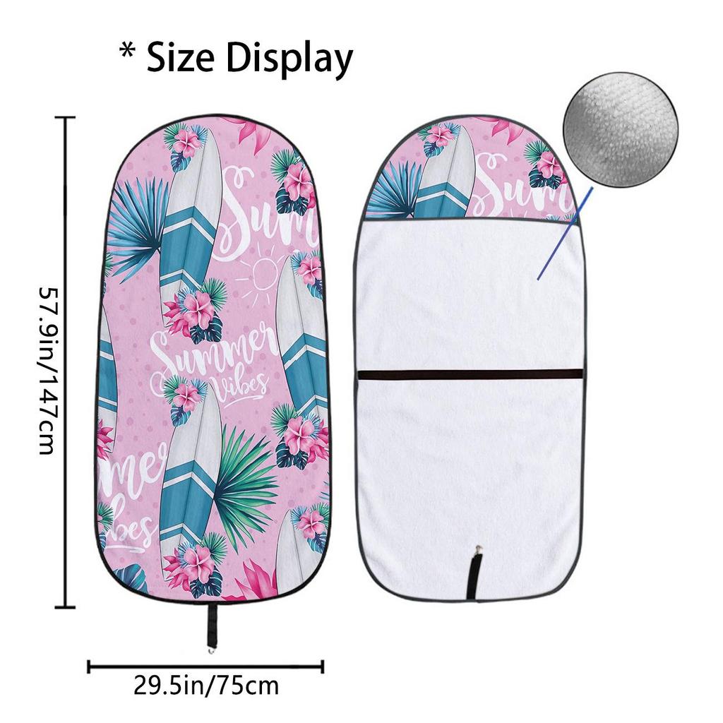 Car Seat Towel Cover - Front Seat Protection for Gym & Exercise, All-Season Universal Fit