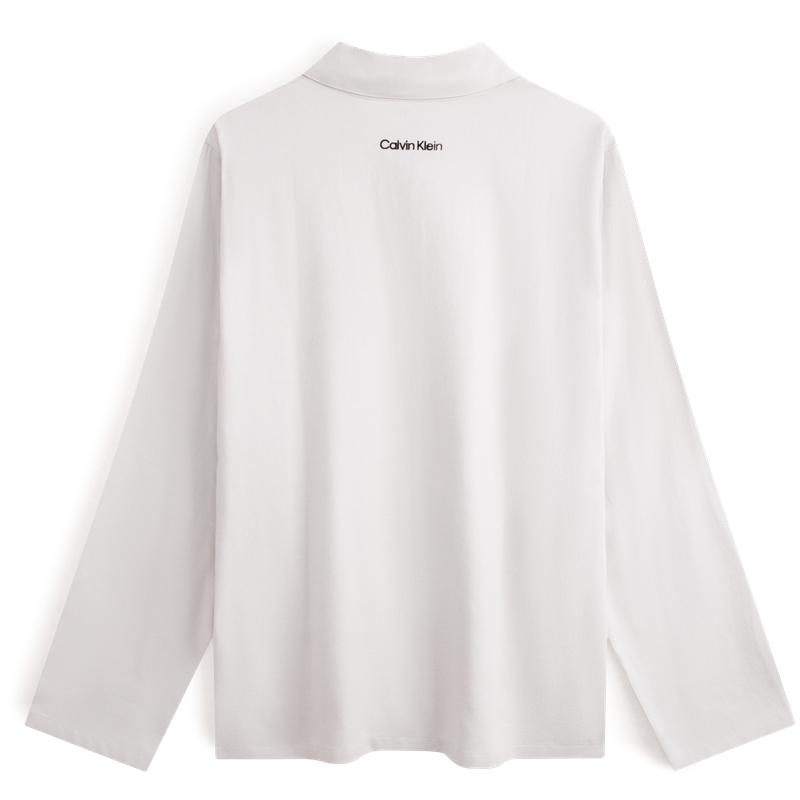 Calvin Klein Year Of The Dragon Limited Edition Pure Cotton Flannel Dragon Pattern Embroidered Button-Down Soft Pajama Top Men Tops NM2576