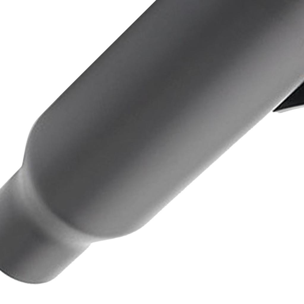 Motorcycle Exhaust Pipe Stainless Steel Noise Reduction Muffler Silencer Pipe Universal for Motorbike Type A Black