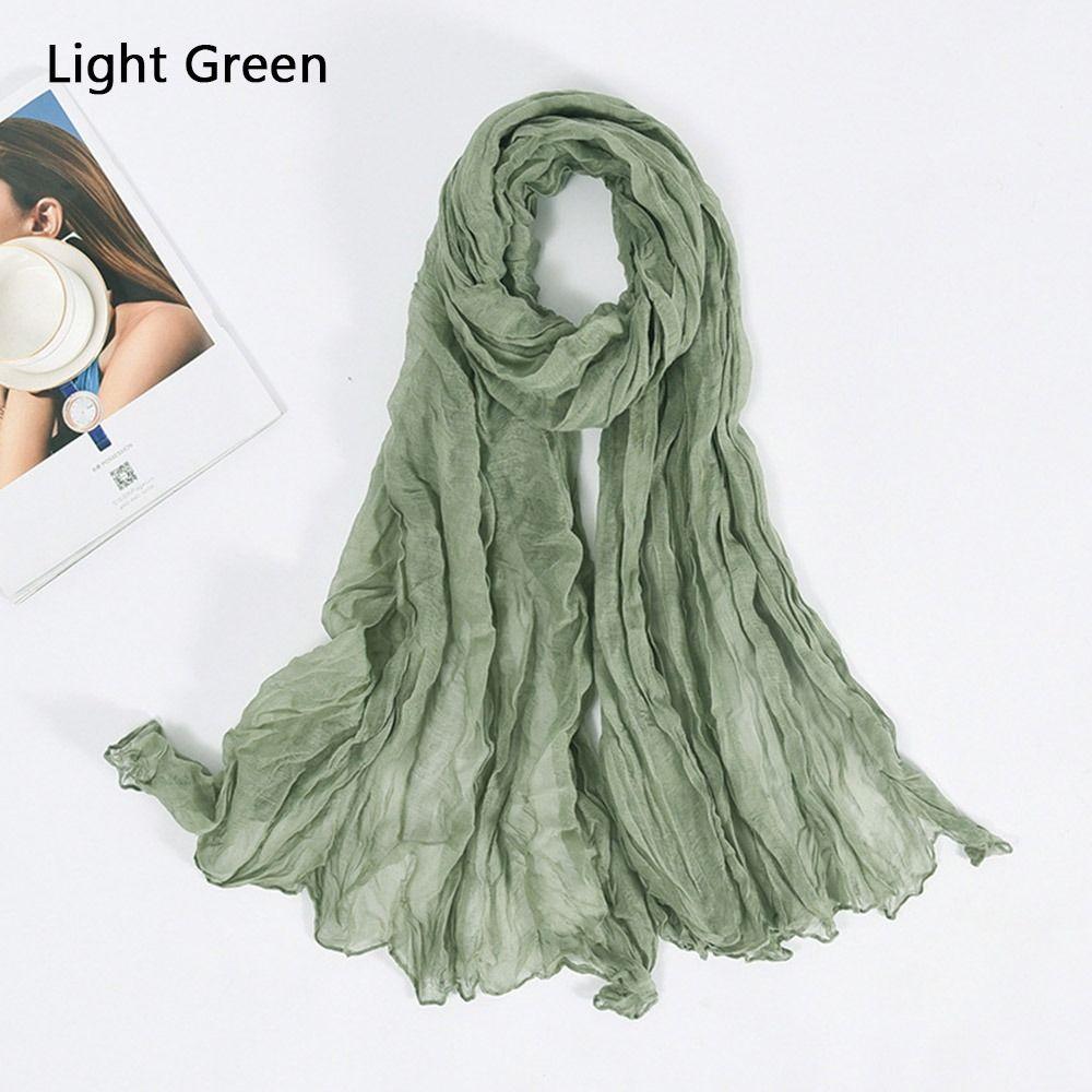 Sun Protection Shawls Soft Pashmina Summer Beach Scarves  for Women Men
