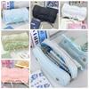 Large Capacity Pen Bag Bow Drawstring Stationery Storage Bag INS Pencil Case Students