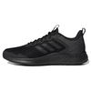 Fluidstreet Comfortable Versatile Fabric Mesh Cushioning Non-Slip Wear-Resistant Low-Top Casual Running Shoes Men Sneaker Black Gray IF8651