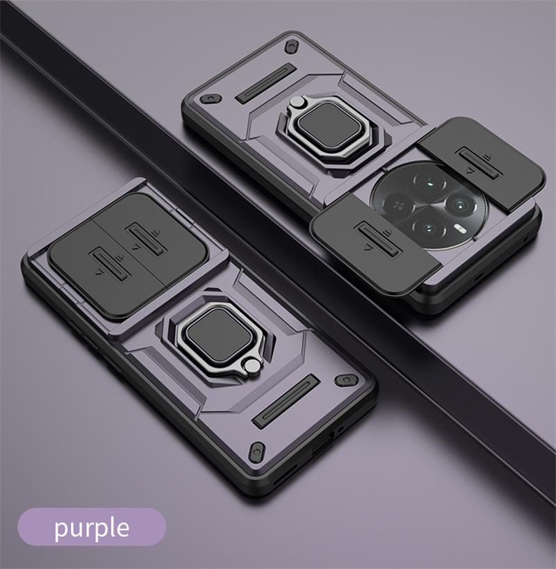 Armor Shockproof Case For Realme 13 12 Pro Plus 12 Pro+ Protective Cover Ring Magnetic Holder Coque Fundas Capa