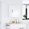 VidaXL Armoire murale de cuisine Lucca blanc brillant bois ingénierie 853801