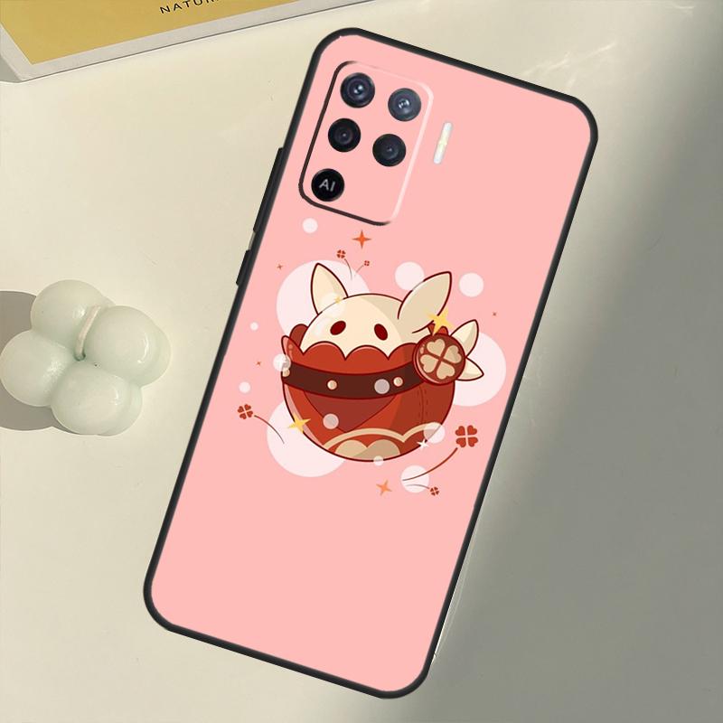 Чехол Qiqi Klee Genshin Impact для OPPO A15 A74 A54 A94 A52 A72 A31 A53 A53S A5 A9 2020 A3S A5S A83 A91 A93, чехол