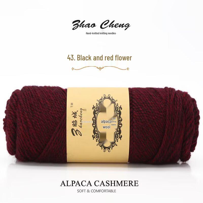 Шарф-подушка из альпаки ручной вязки – Средней толщины, Мягкий, Сделай сам, Крючком