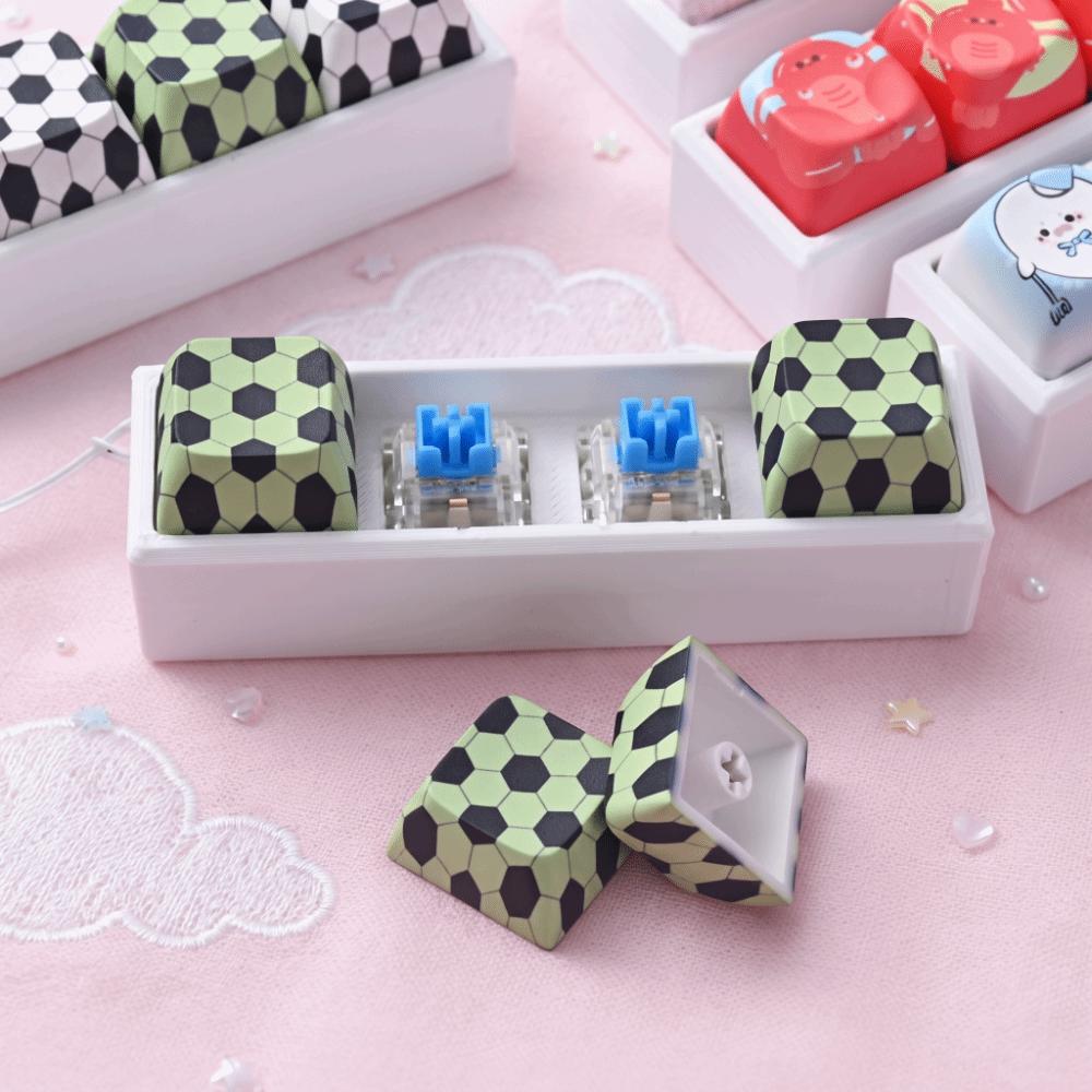 Mini Keycap Keycap Fidget Keychain 4 Keys Finger Button Press Toy Keychain Keychain Accessories