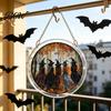 Stained Glass Puzzle Decoration Halloween Acrylic Jigsaw Suncatcher, Style DIY Sun Durable Pieces Catcher Puzzles, Gothic Window Hanging Ornament