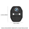 -2/4Pcs Silicone Car Door Lock Buckle Car Door Latch Mute Damping Cushion For BMW M F10 F11 F12 F07 F01 F02 F30 F35 F34 F36 3 E4