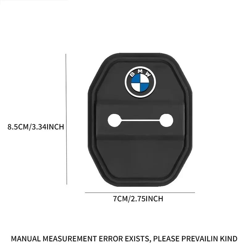 -2/4Pcs Silicone Car Door Lock Buckle Car Door Latch Mute Damping Cushion For BMW M F10 F11 F12 F07 F01 F02 F30 F35 F34 F36 3 E4