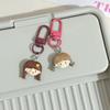 Kawaii Cartoon Girls Keychain Lovely Color Girly Keyring Car Key Chains Cute School Bag Pendant Backpack Decoration