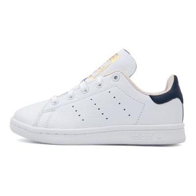 Originals Stan Smith Prime Classic Прочные Низкие Детские Кроссовки Детские Кроссовки Белый Синий CM8176