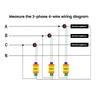 D85-2058 AC40-300V Digital Voltmeter Ammeter Multi-function Single Phase AC Power Frequency Electric Energy Power Factor Monitor