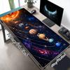 1Pc Solar System Journey Gaming Mouse Pad Keyboard Desk Mat Non-slip Rubber Lock Edge Waterproof Computer Mousepad for Office Home Decor Y1740