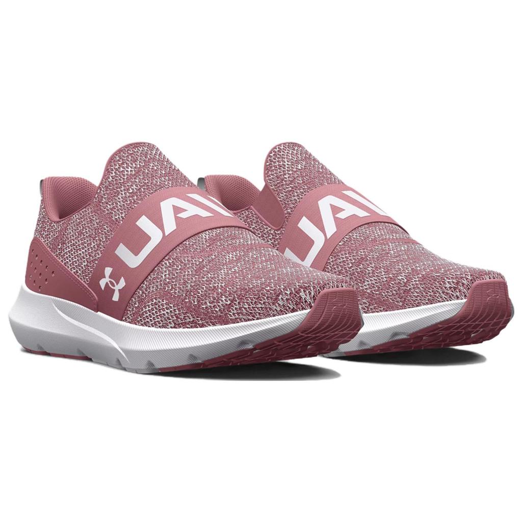 Under Armour Surge 3 Slip Pink Elixir Women Sneakers Metallic-Silver 3026507-601