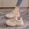 Women's Shoes 2024 Winter Low-top Explosion Dad Leisure Sports Thick Sole High Value Cute Korean Version Versatile Women's Shoes