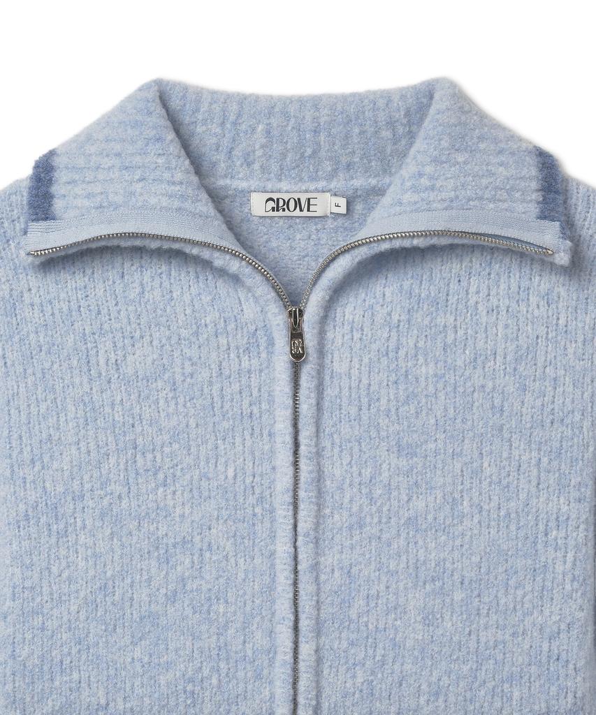 GROVE Grvr Sports_Knit Zip-Up_Blue
