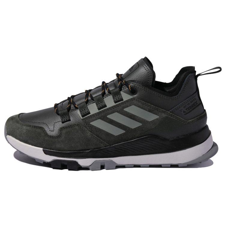 adidas Terrex Hikster Кожаные Низкие 'Черный Зеленый' FX4663