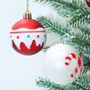16pcs Plastic Painted Christmas Balls Set 6cm Christmas Tree Pendant  New Year Gifts