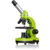Microscope étudiant BIOLUX SEL - BRESSER JUNIOR - grossissement 40x-1600x - kit d’expérimentation - vert