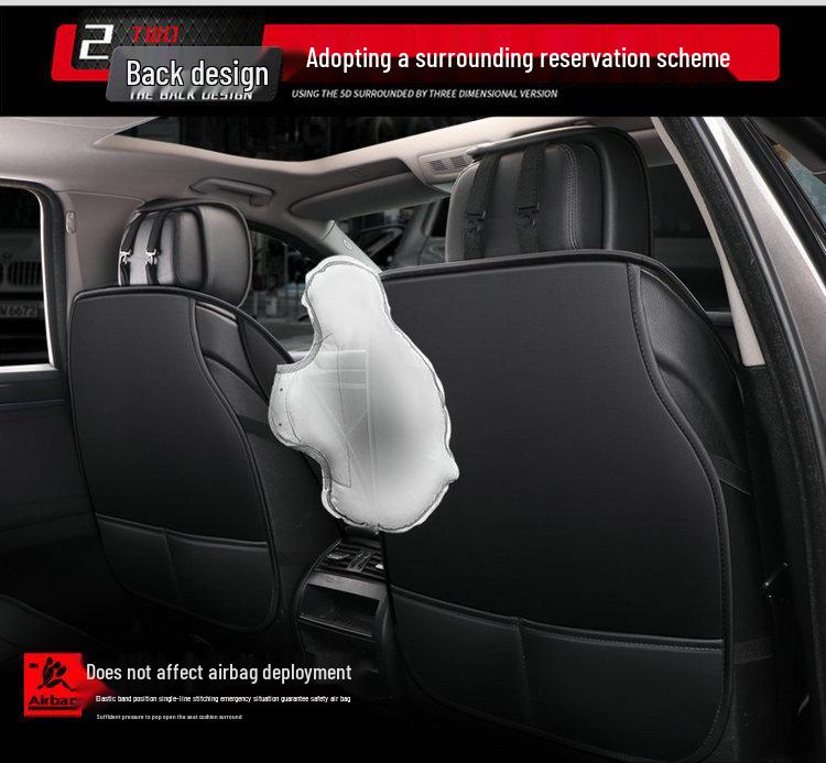 Universal Four Seasons Car Seat Cushion - Full Coverage, One-Piece Design