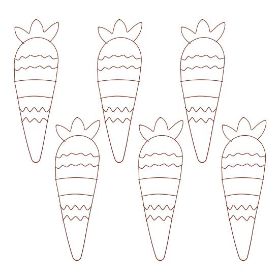 Пасхальный венок рамка в форме кролика, яйца, моркови, металлическая проволочная форма, проволочная рамка для венка своими руками, пасхальные венки, гирлянды, домашний весенний декор