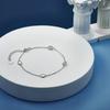 Браслет PYSB0129 из серебра 925 пробы с подвеской в виде капли