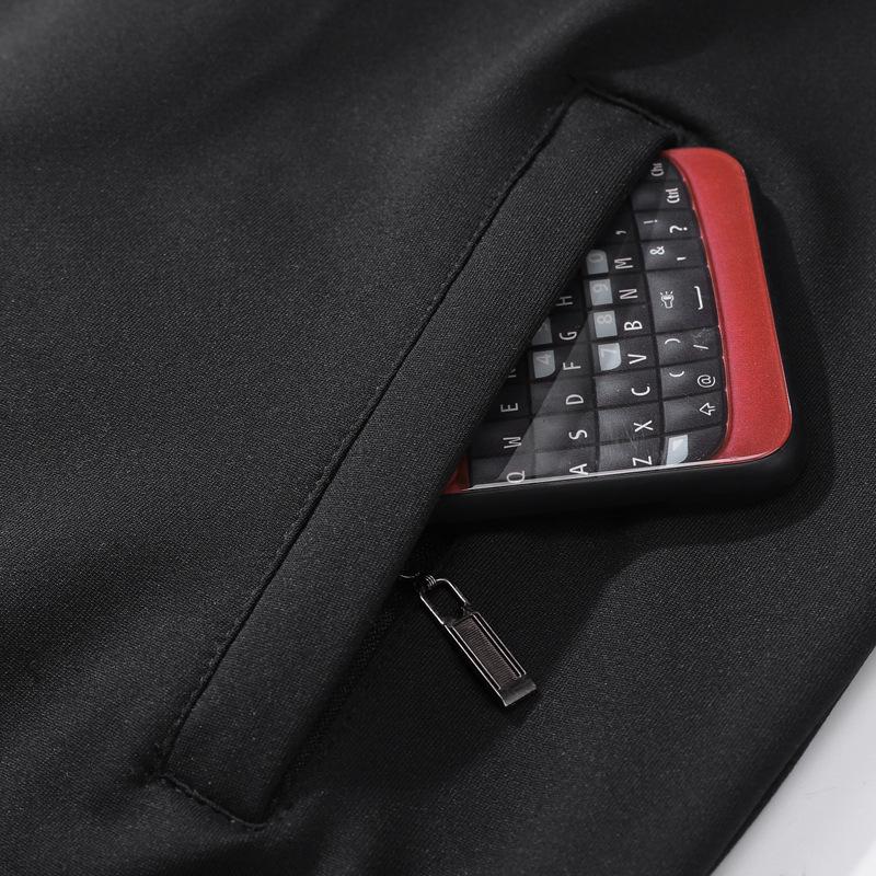 Spring Autumn Men's Two-piece Set Sweatshirt SweatPants Trousers for Men Set Two Piece Black Tracksuit Hip Hop Streetwear Running Sport Clothes