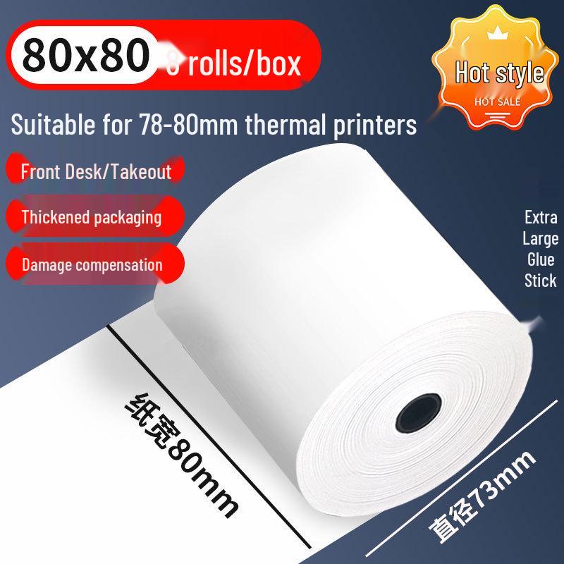 Mornsun Thermal Cash Register Paper: 57x50, 80x80, 80x60x50 – Suitable for Meow Meow Machine.
