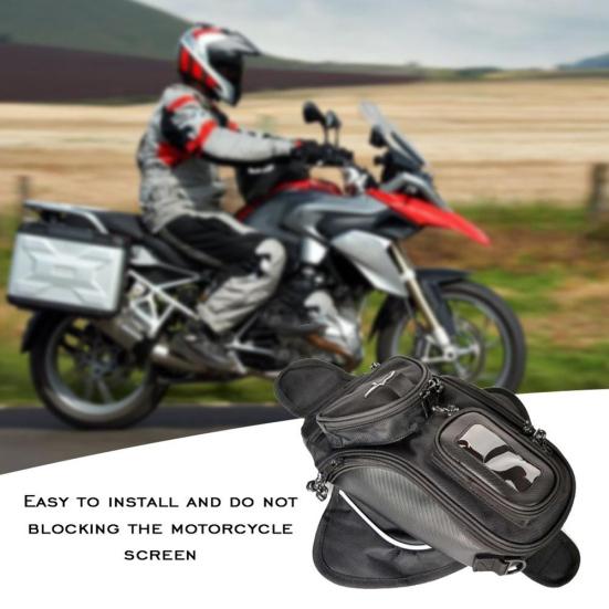 Водонепроницаемая магнитная сумка для мотоцикла, топливного бака для мотоцикла, седельная сумка для телефона