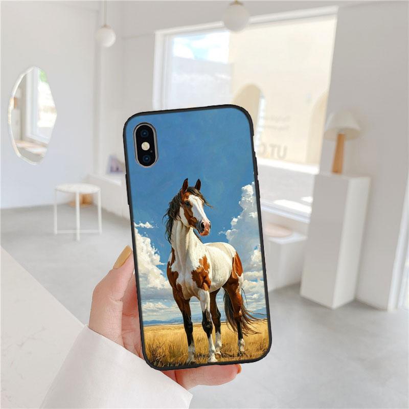 LO43 Мягкий чехол для телефона с принтом лошади для Xiaomi Xiaomi Poco M4 M5 M6 M7 X3 X6 X7 F8 Ultra Pro GT NFC